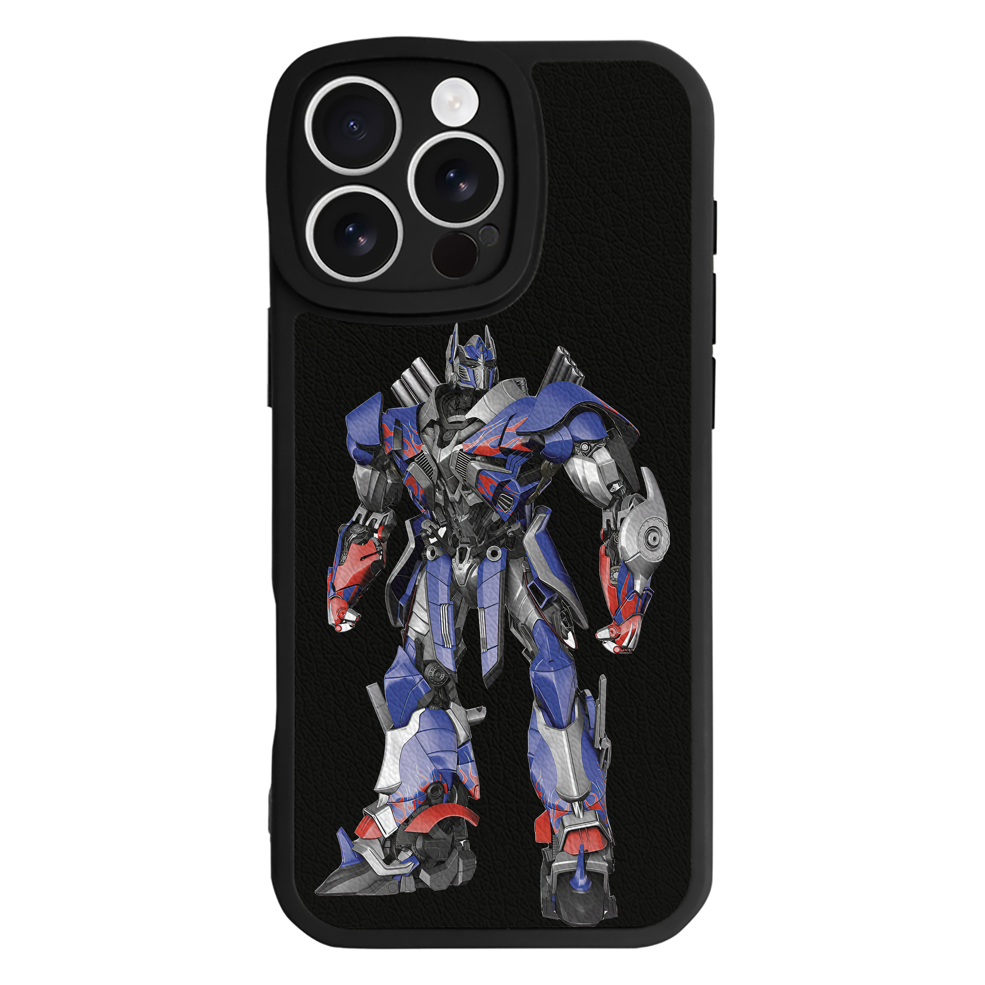 （画像用） Transformers トランスフォーマー 【iPhone 16シリーズ対応】シリコンスマホケース（レザー調） 材質：シリコン